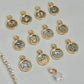 Starlit Bloom -Custom Zodiac or Star Charm Freshwater Pearl Choker, Dainty Floral Festival Necklace