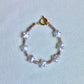 2-in-1 Baroque Square  Star freshwater Pearl Bracelet Convertible Bracelet to Necklace Fairycore Layered Jewelry Bridesmaid  gift for her
