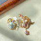 Balloon Pearl Necklace – Handmade Baroque Pearl Devil or Santa Statement Jewelry