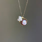 Celestial Crab Pearl Pendant – Gold Crab Baroque Pearl Necklace, Ocean Lover Gift, Cancer Zodiac Jewelry, Handmade unique star Necklace