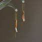 Raine Aurora | Biwa Pearl Threader Earrings