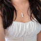Natural Baroque Cross Pearl Pendant Necklace Elegant Gold Jewelry