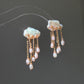 Thunderstorm Cloud Rain Baroque Pearl Earrings