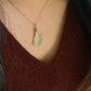 Natural Libyan Gold Tektite/Libyan Desert Glass Raw rock high energy wire pendant-