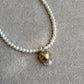 Elegant Dainty Natural freshwater baroque pearl pendant necklace custom made pendant choker necklace birthday gift for her anniversary gift