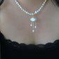 Cloud  Moon Light Baroque Pearl Necklace Pendant Dangling Earrings Multi-Wear Jewelry