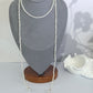 Baroque Pearl Lariat Backdrop Necklace – Versatile Multi-Way Styling
