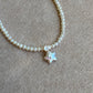 Elegant Dainty Natural freshwater baroque pearl pendant necklace custom made pendant choker necklace birthday gift for her anniversary gift