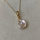 Unique Handmade Baroque Pearl Fried Egg Pendant – Removable Universal Charm for Necklace