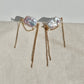 ASTRAEA Baroque Rectangle Pearl Tassel Earrings