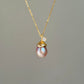 Acorn & Dewdrop Necklace | Luxury Baroque Pearl & Gold Jewelry