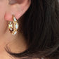 Heirloomn Hoop | Keshi Pearl Chain Earrings