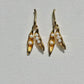 Botanical Pearl Pea Pod Earrings Garden Inspired Jewelry for Her