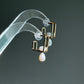 ORBITA Moving Freshwater Pearl Earrings in 14K Gold Filled