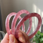 Strawberry Quartz Bangle Bracelet - Natural Healing Energy & Unique Fashion Accessory | Enhance Love and Emotional Connection