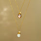 Acorn & Dewdrop Necklace | Luxury Baroque Pearl & Gold Jewelry