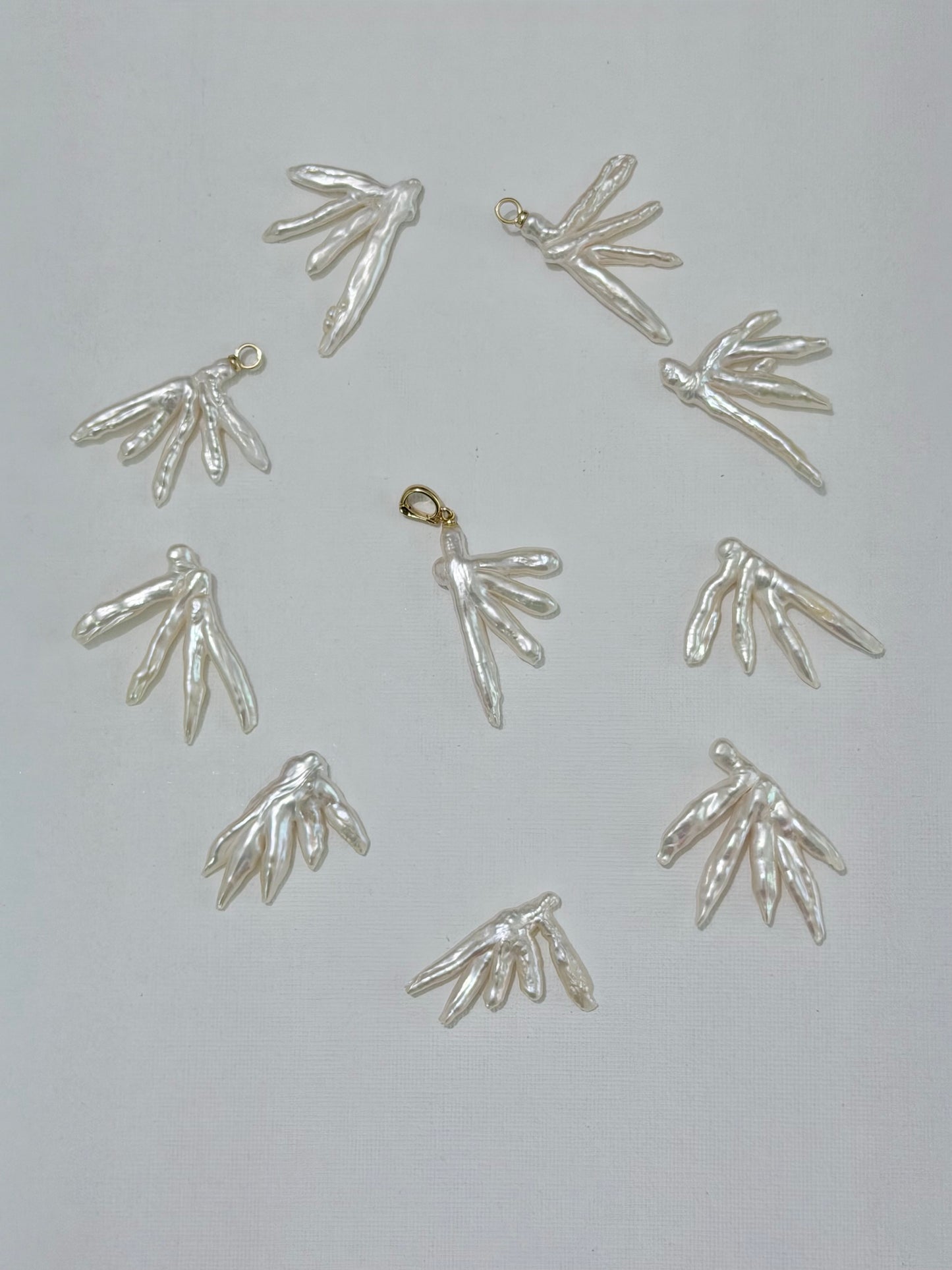 Fairycore Fallen Angel Wing Pearl Necklace