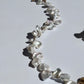 Blue Blood Petal Baroque Pearl Bracelet | Custom Length