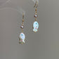 Unique Baroque Pearl Earrings with Zircon Earring  Rocky Fish Dangle Earring Elegant Dainty Pearl Earrings Gift Friendship gift