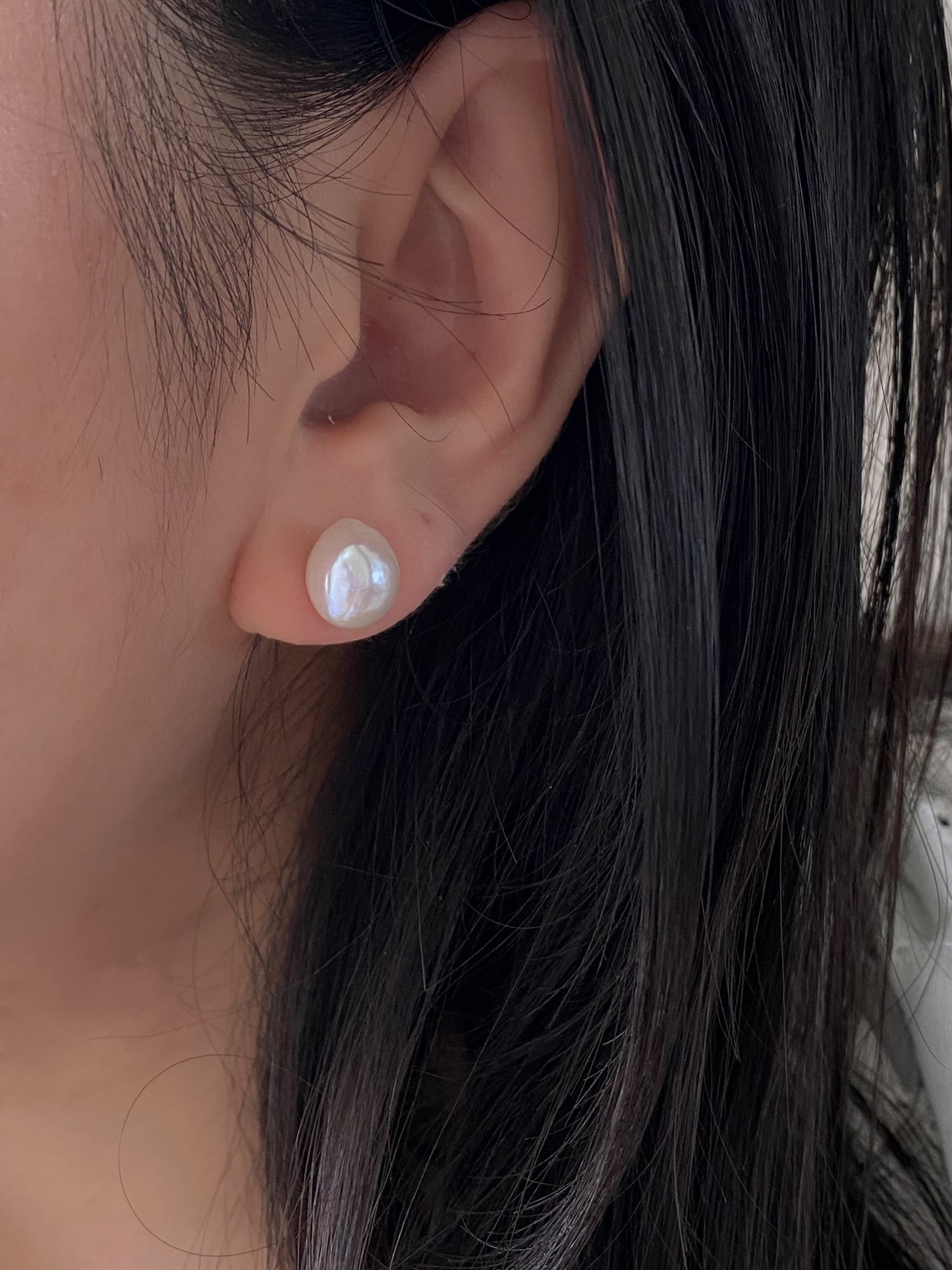 Timeless Jumbo Pearl Stud Earrings – 13mm+ Freshwater Statement Studs