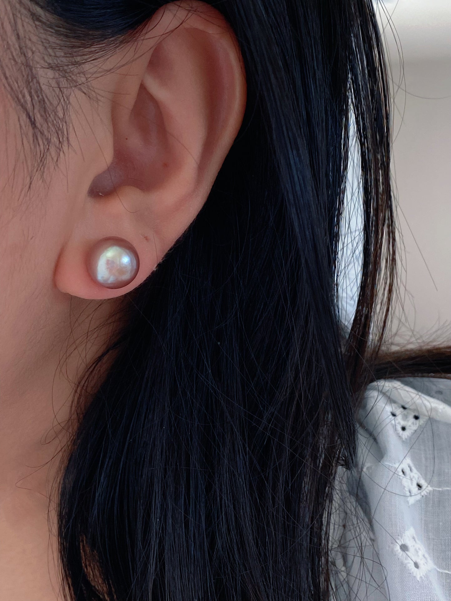 Timeless Jumbo Pearl Stud Earrings – 13mm+ Freshwater Statement Studs