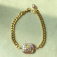 Baroque Pearl Bracelet | Chunky Gold Chain