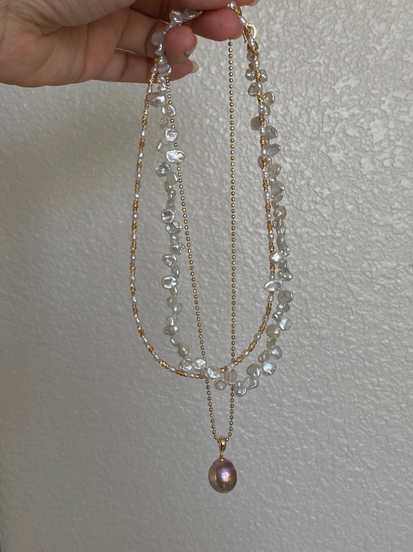 Blooming Flowers Layering Pearl Choker  Elegant Baroque Pearl Jewelry  Statement Pearl Necklace anniversary gift for her Bridesmaid Gift
