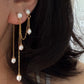 Double Piercing Bridal Pearl Earrings | ÉLANE