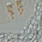 Rainstorm Hand-Drilled Pearl Cloud Earrings | Hand-woven Raindrop Jewelry
