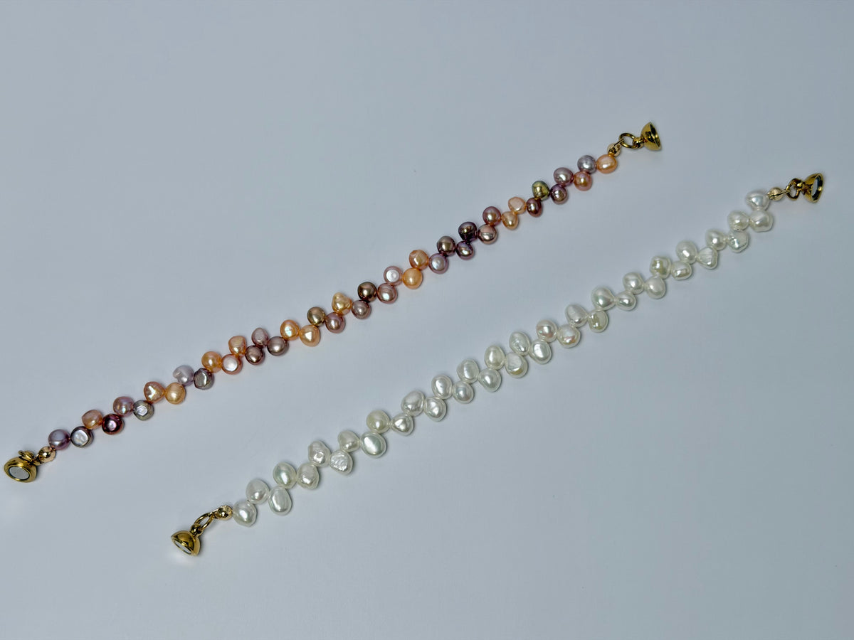 FLEURÉE Convertible Pearl Bracelet & Choker | Baroque Pearl Jewelry