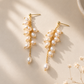 Wisteria & Lily of the Valley Freshwater Pearl Bouquet Earrings