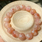 High end grade red tone clear clean flower agate smooth polish round cherry blossom agate,gift for her