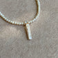 Elegant Dainty Natural freshwater baroque pearl pendant necklace custom made pendant choker necklace birthday gift for her anniversary gift