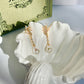 Aurora Sparkle Baroque Pearl Earrings