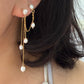 Double Piercing Bridal Pearl Earrings | ÉLANE