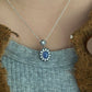 Elegant Natural Tanzanite and Sterling Silver Pendant Necklace - Timeless Luxury Accessory