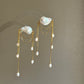 Ardelle Baroque Pearl Draped Chain Earrings
