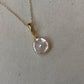 Unique Handmade Baroque Pearl Fried Egg Pendant – Removable Universal Charm for Necklace