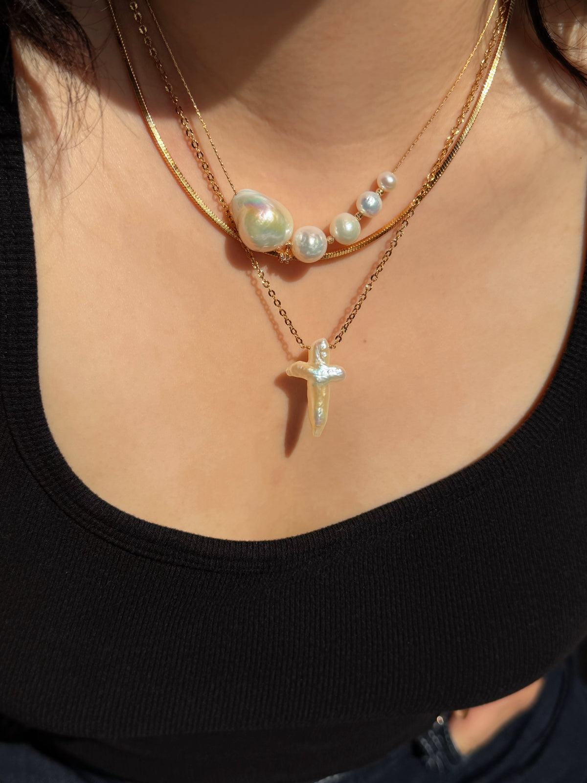 Remedy Graduated Baroque Pearl Necklace