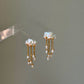 Thunderstorm Hand-Drilled Pearl Cloud Earrings | Hand-woven Raindrop Jewelry