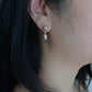 Double Pearl Drop Earrings