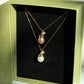 Acorn & Dewdrop Necklace | Luxury Baroque Pearl & Gold Jewelry