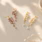 Wisteria & Lily of the Valley Freshwater Pearl Bouquet Earrings
