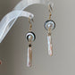 Moon Mother-of-Pearl and Baroque Stick Pearl Earrings – Celestial Mythology Dangle Earrings – Handmade Star and Crescent Moon Jewelry