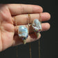 Baroque Pearl Ice Cream Cone Pendant Necklace Whimsical Jewelry