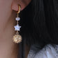 Sun Moon Baroque Pearl Asymmetrical Earrings Freshwater Pearl Earrings Celestial Jewelry Handmade Fairycore Bridesmaid Gift for Her