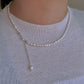 Elegant Keshi Pearl Necklace, 3mm+ Freshwater Pearls with Sterling Silver Necklace Dainty Minimalist  Layering Necklace, Gift for Her