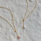 Minimalist Adjustable Lariat Necklace 18K Gold S925 Silver Water Ripple Chain, Dainty Elegant Wedding Jewelry Bridesmaid Gift for her