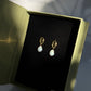Maya Anchor Link Baroque Pearl Earrings