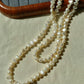 34" Long Baroque Pearl Necklace - Natural Freshwater Pearls | Tarnish-Free 18K Gold Plated Clasp -Jinger Crafting